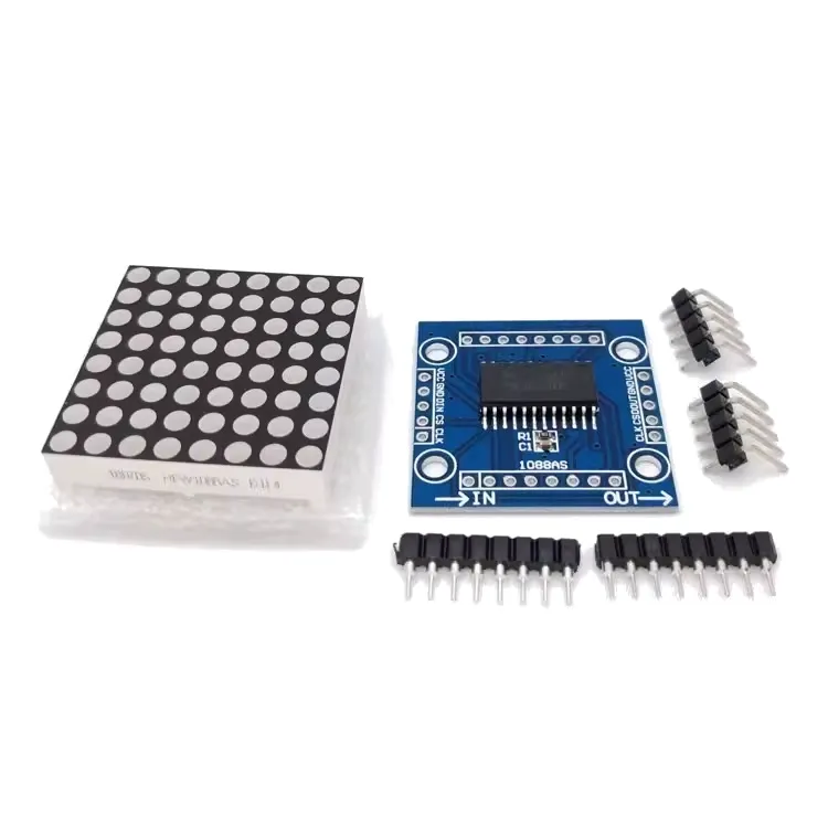 MAX7219 LED Dot Matrix Display 8x8 (Rood)-5